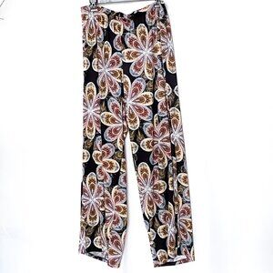 NWOT - MELISSA PAIGE Colorful Pull On Paisley Palazzo Pants Size 1x
